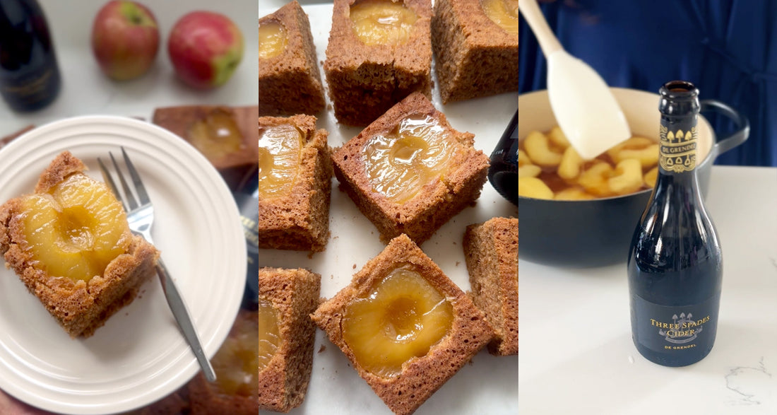 Cider Poached Apple Cake Recipe by Zola Nene