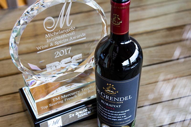 De Grendel Brings Home Two Big Wins at the Michelangelo International Wine Spirits Awards 2017