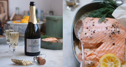 Steamed Trout in Cap Classique Recipe