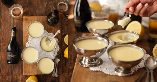 Creamy Lemon Possets with Three Spades Cider