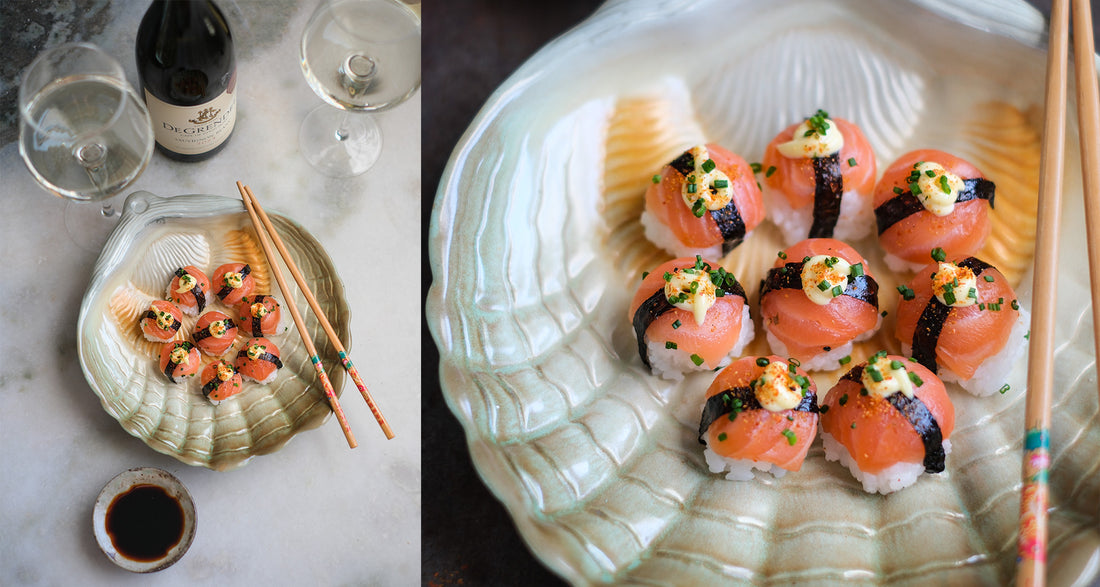 Sushi Made Simple: Ice Tray Delights with De Grendel Sauvignon Blanc