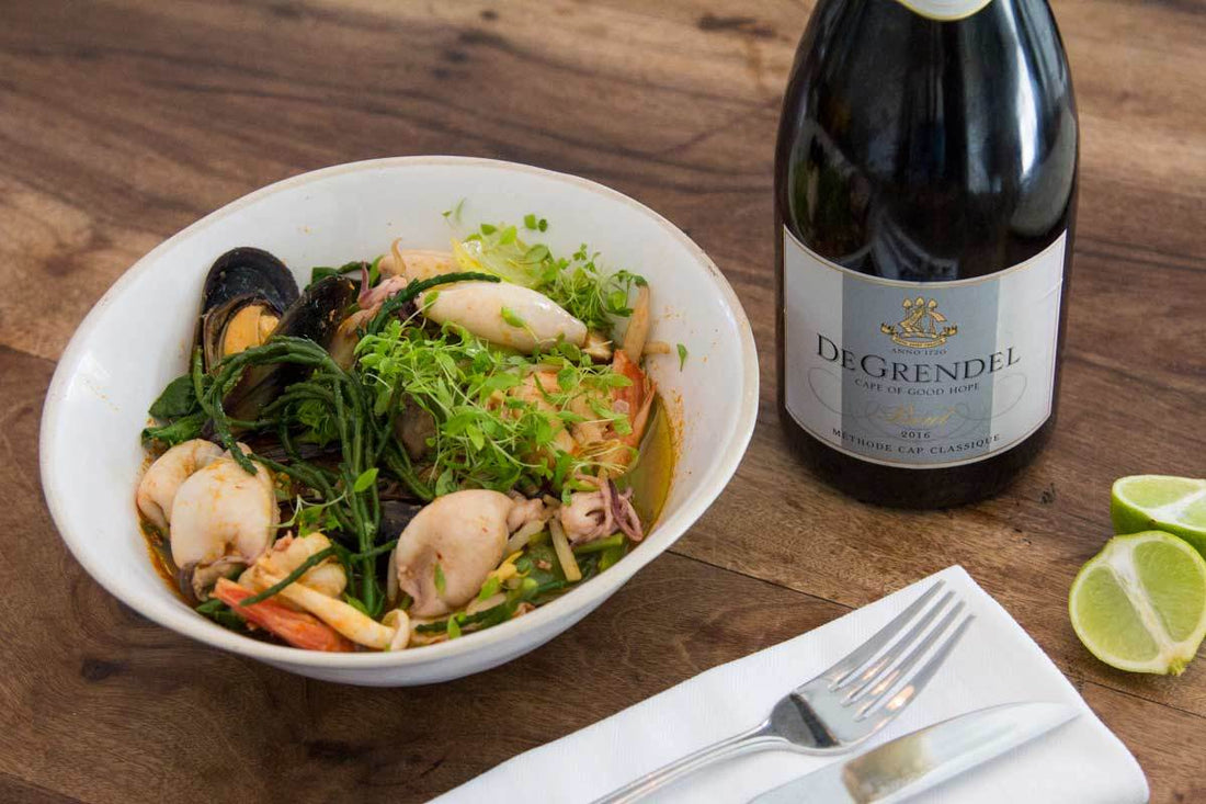 Tom Yum Soup with De Grendel MCC Brut